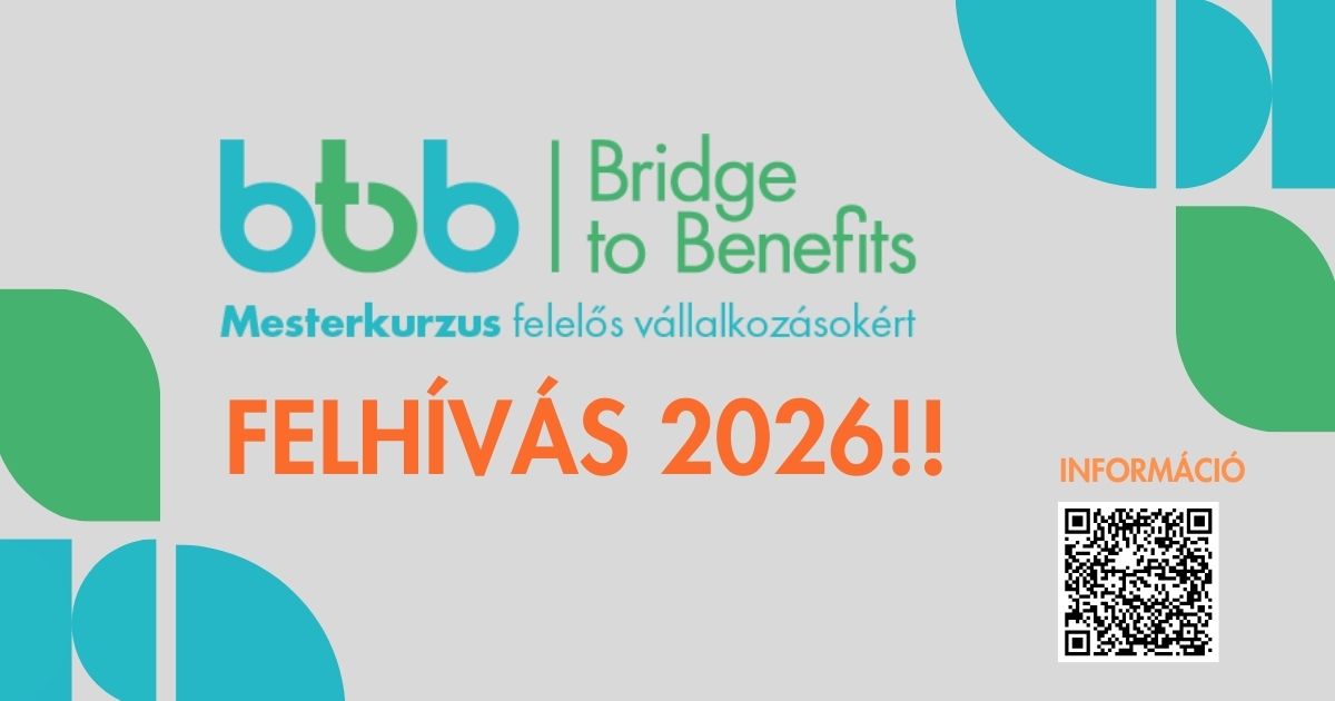 Megjelent a BRIDGE TO BENEFITS Mesterkurzus 2026 évadának felhívása! 